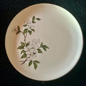 Vintage Floral Design Dinner Plate ( think it's a Taylor Smith -Taylor )
